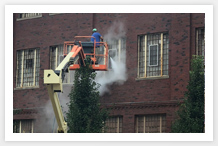 brick building exterior restoration