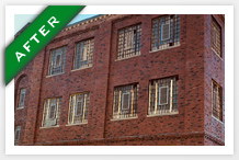 brick building exterior restoration