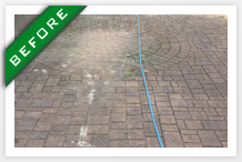 paver restoration before